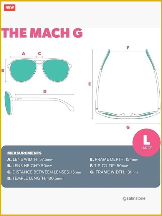 Polarized Aviator Sunglasses, No Slip No Bounce, Plastic Frame main image 4